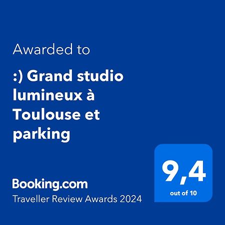 :) Grand Studio Lumineux A Toulouse Et Parking Buitenkant foto