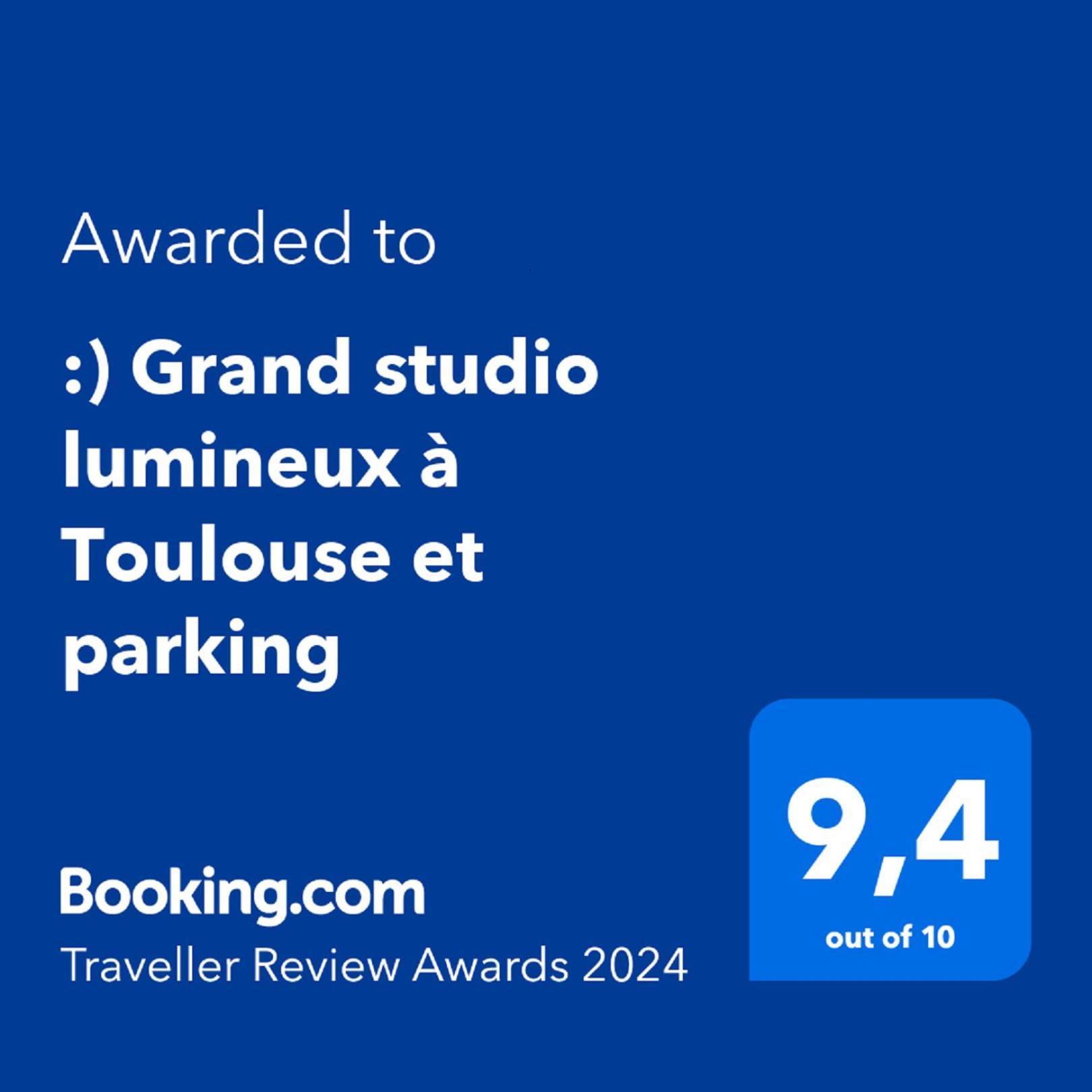 :) Grand Studio Lumineux A Toulouse Et Parking Buitenkant foto