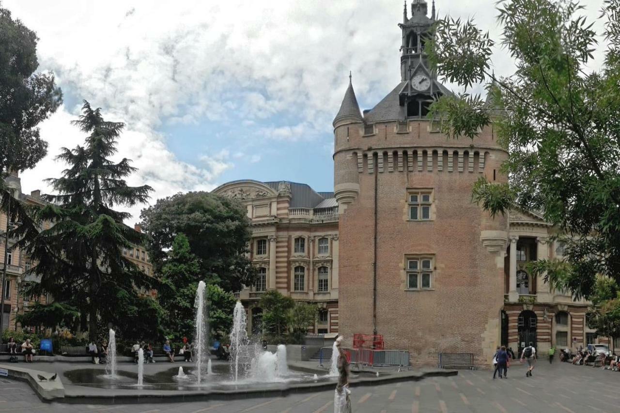 :) Grand Studio Lumineux A Toulouse Et Parking Buitenkant foto